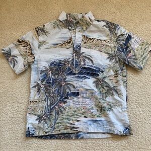 Reyn Spooner Kids Scenic Print Aloha pullover Shirt